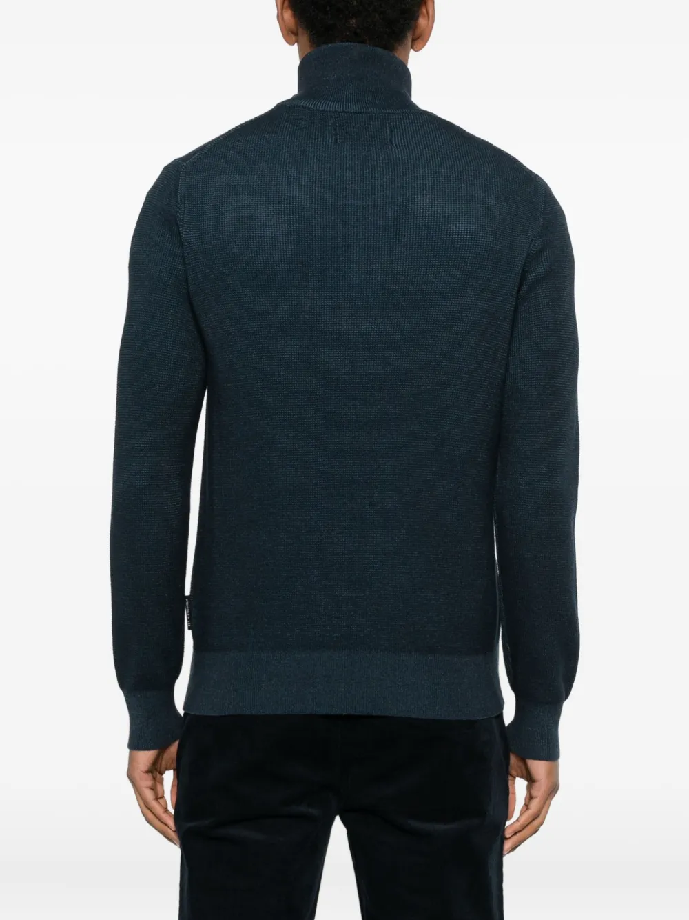 Marc O'Polo Trui met trechterhals Blauw