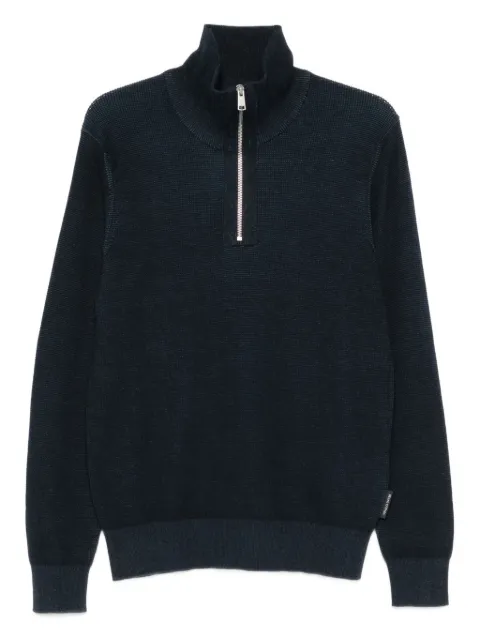 Marc O'Polo zip funnel-neck sweater