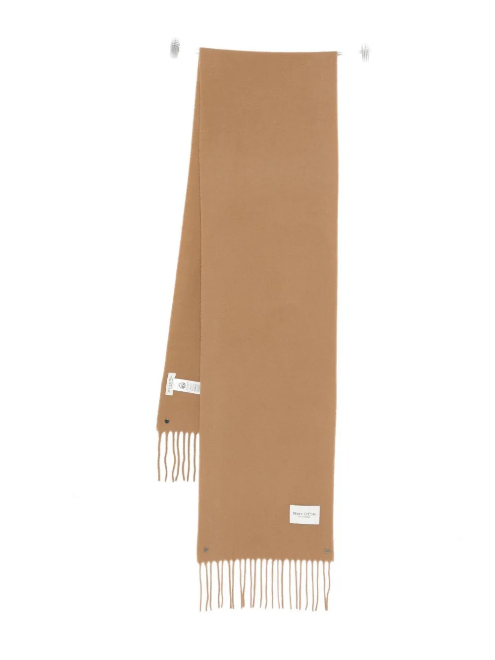 Marc O'Polo fringed scarf - Marrone