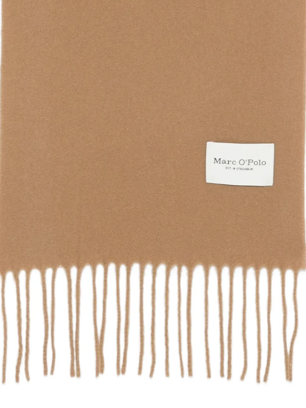 Marc O'Polo fringed scarf - Bruin