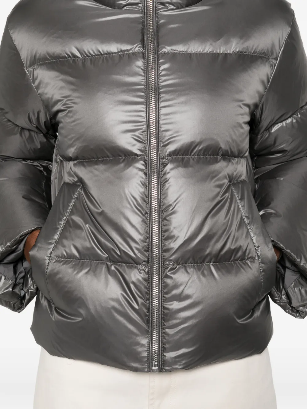 Marc O'Polo Donsjack met capuchon Grijs