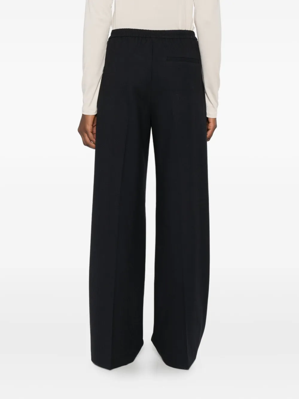 Marc O'Polo Broek met elastische tailleband Blauw