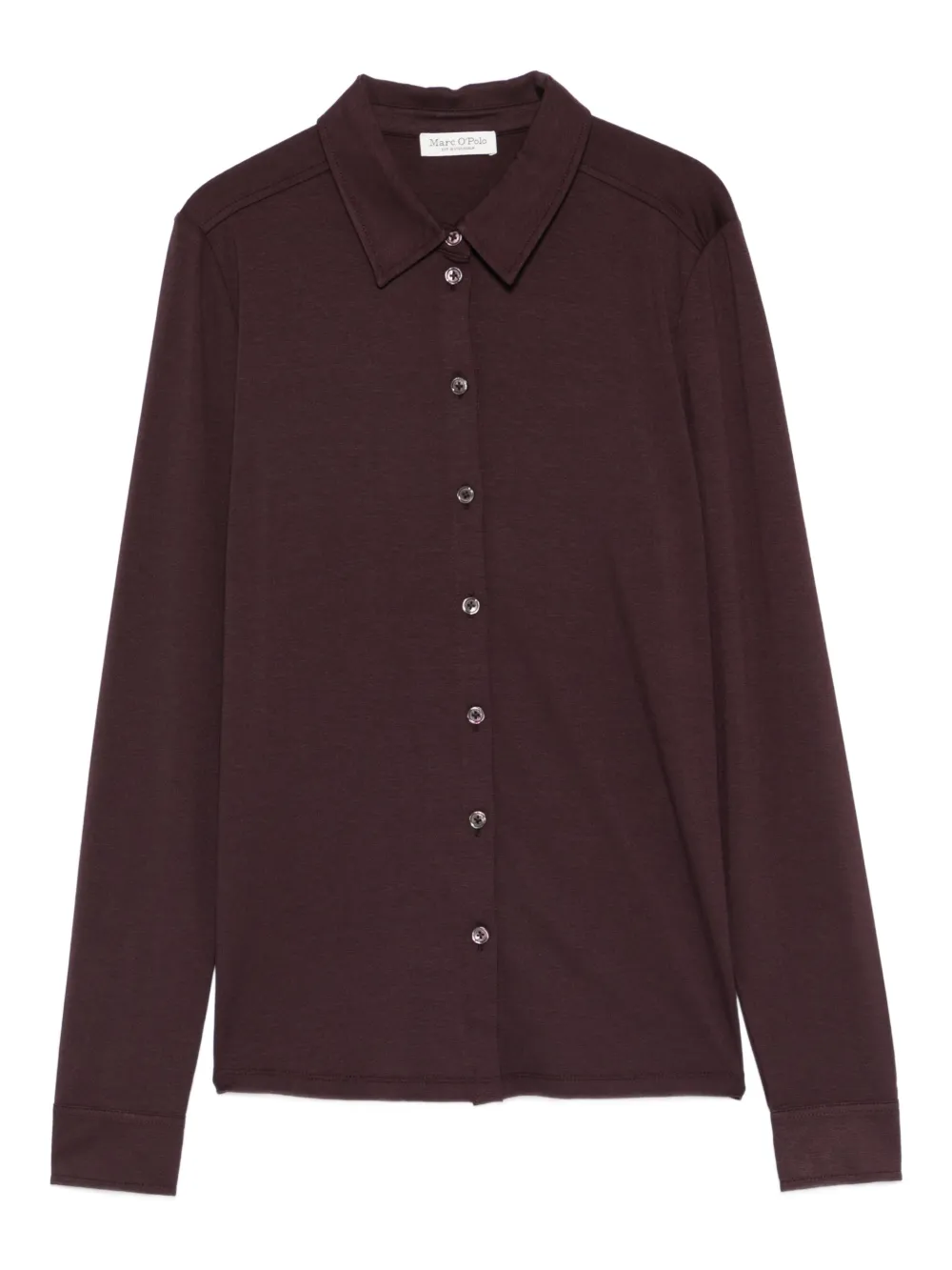 Marc O'Polo buttoned long-sleeve shirt | Brown | Image 1