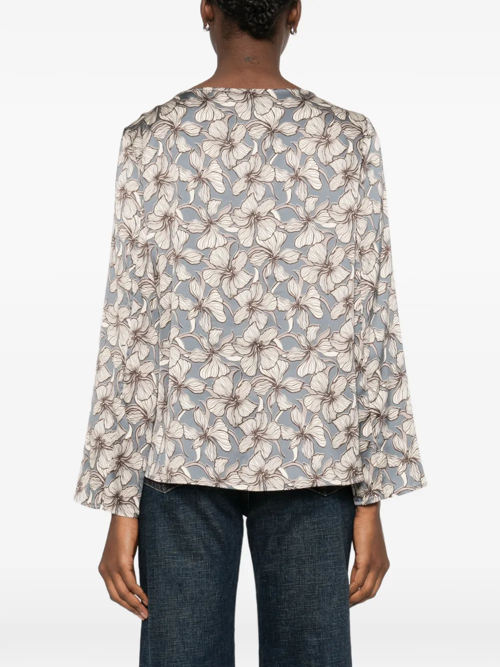 Marc O'polo Floral Blouse In Multi