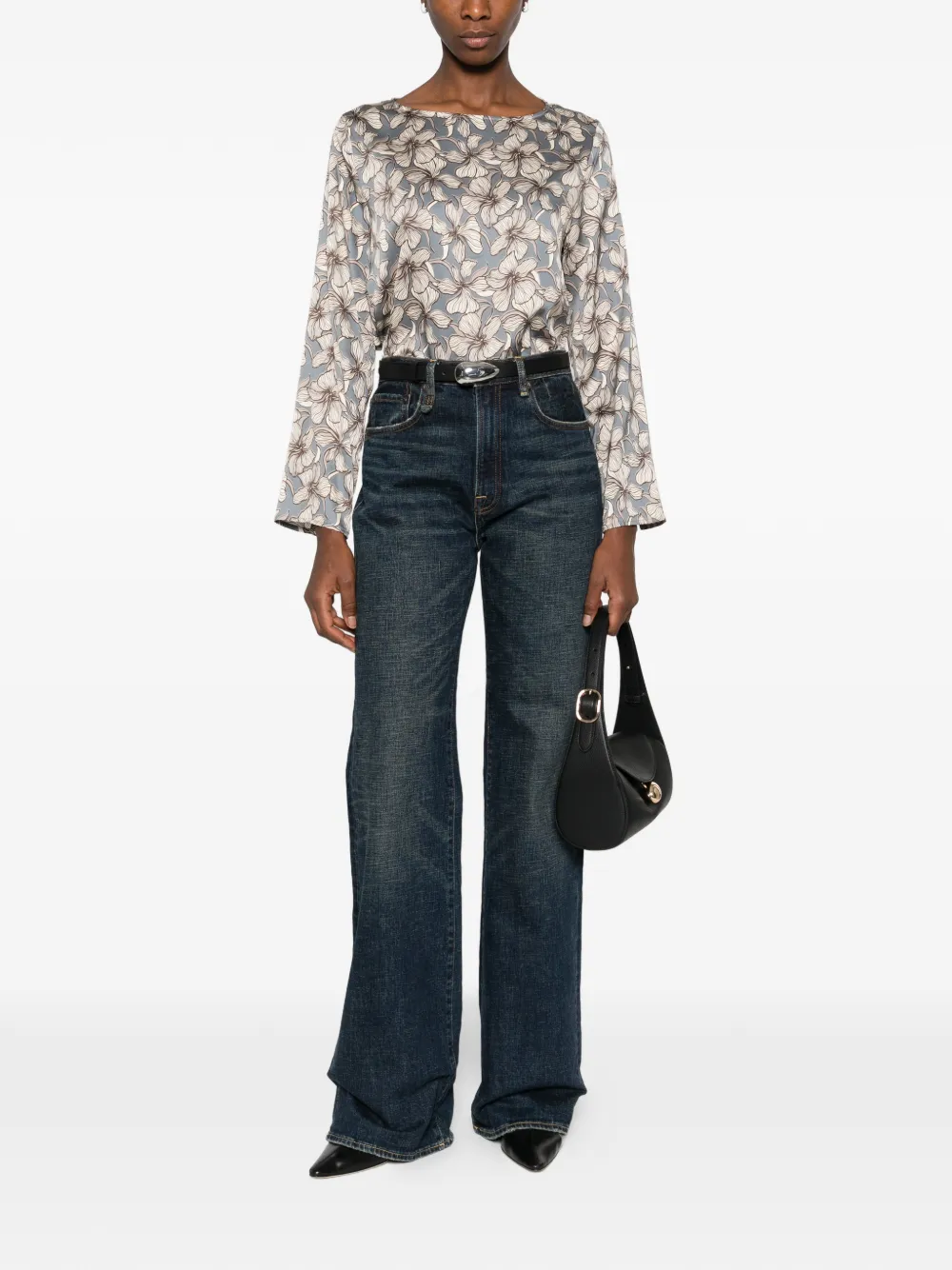 Marc O'polo Floral Blouse In Multi