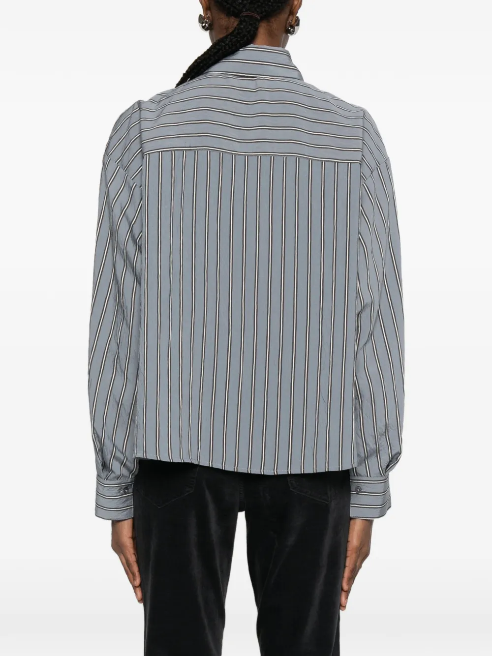 Striped Long-Sleeves Shirts