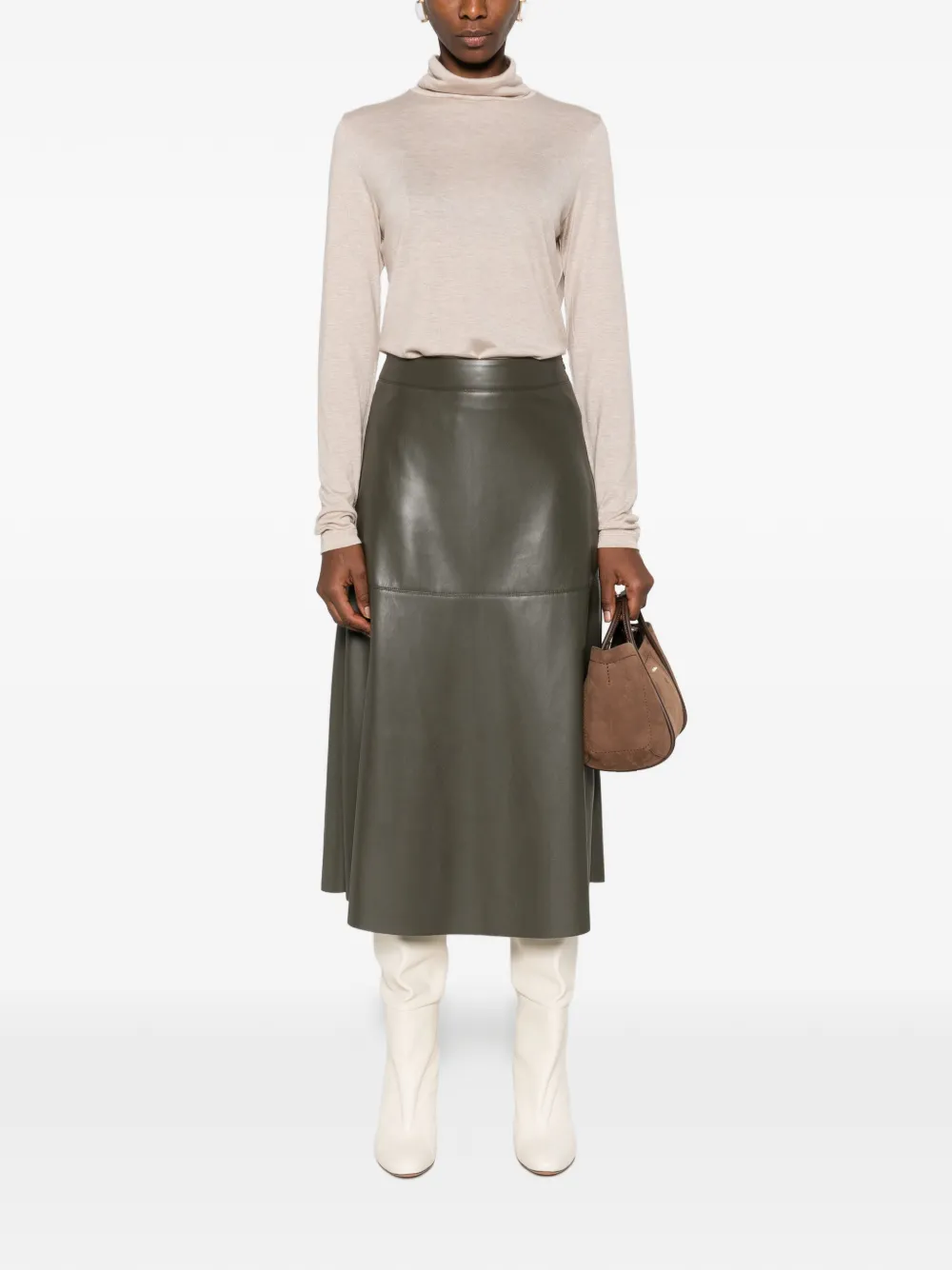 Marc O'polo Roll-neck Sweater In Neutral