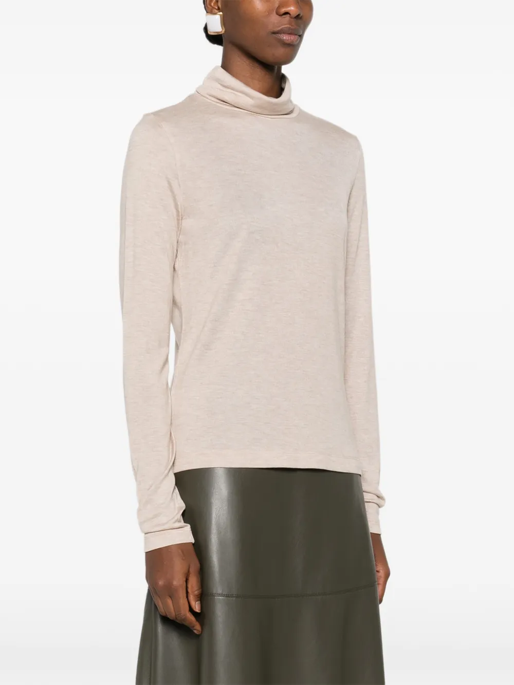 Marc O'polo Roll-neck Sweater In Neutral