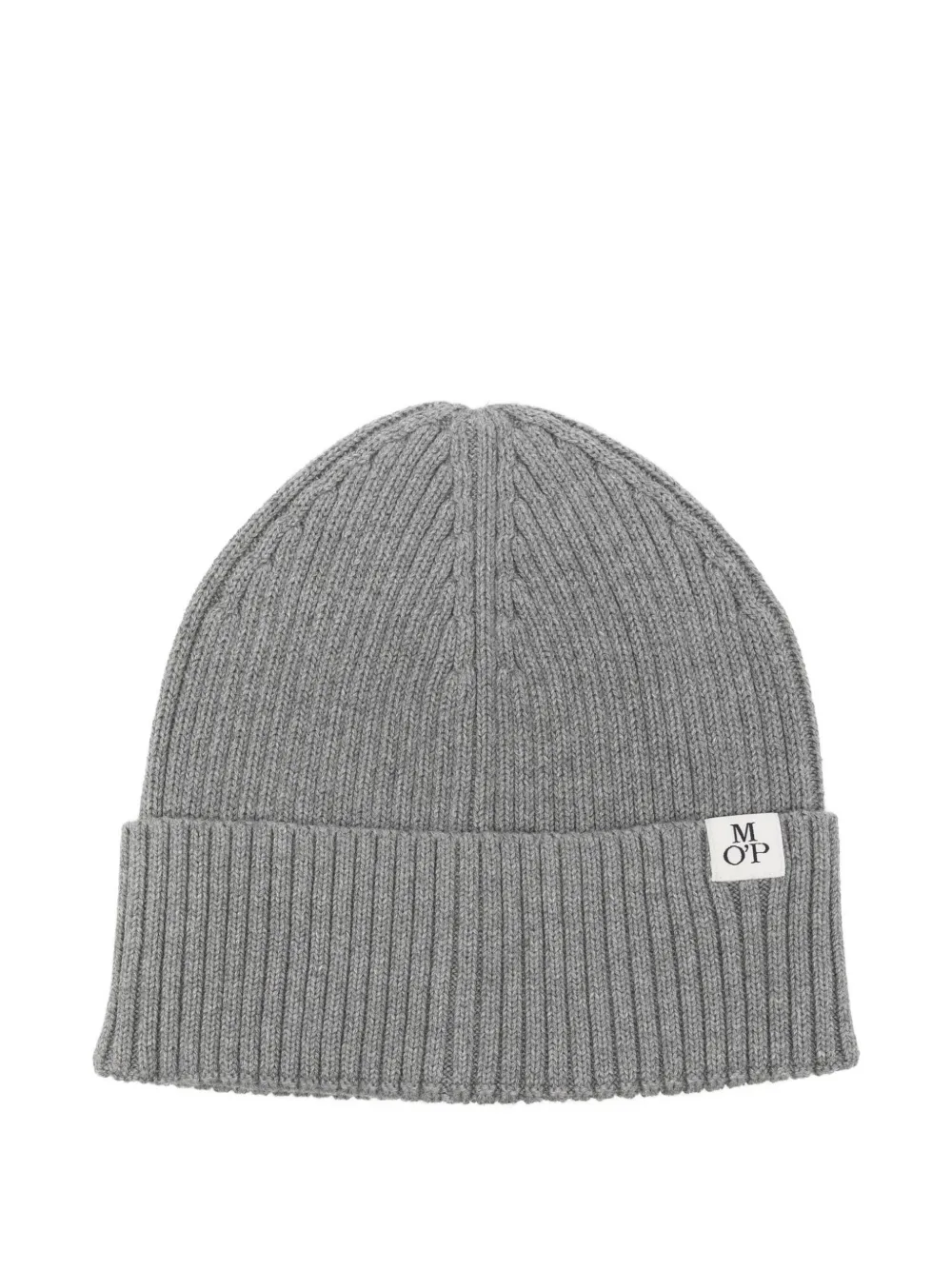 Marc O'Polo ribbed label cap | Grau | Image 1