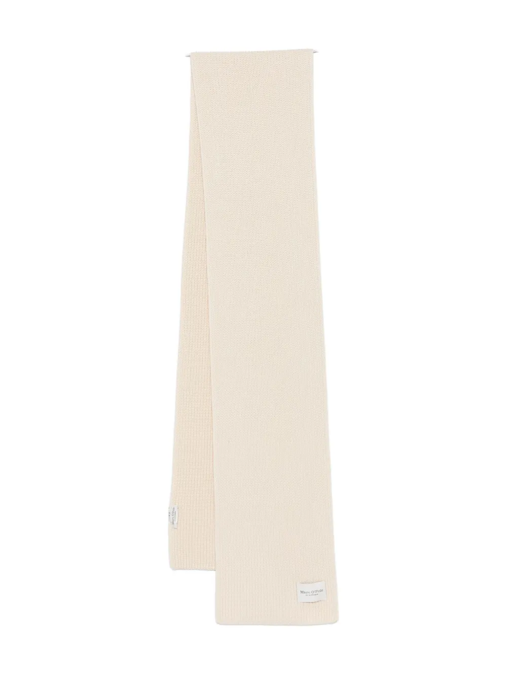 Marc O'polo Ribbed Scarf In Neutral