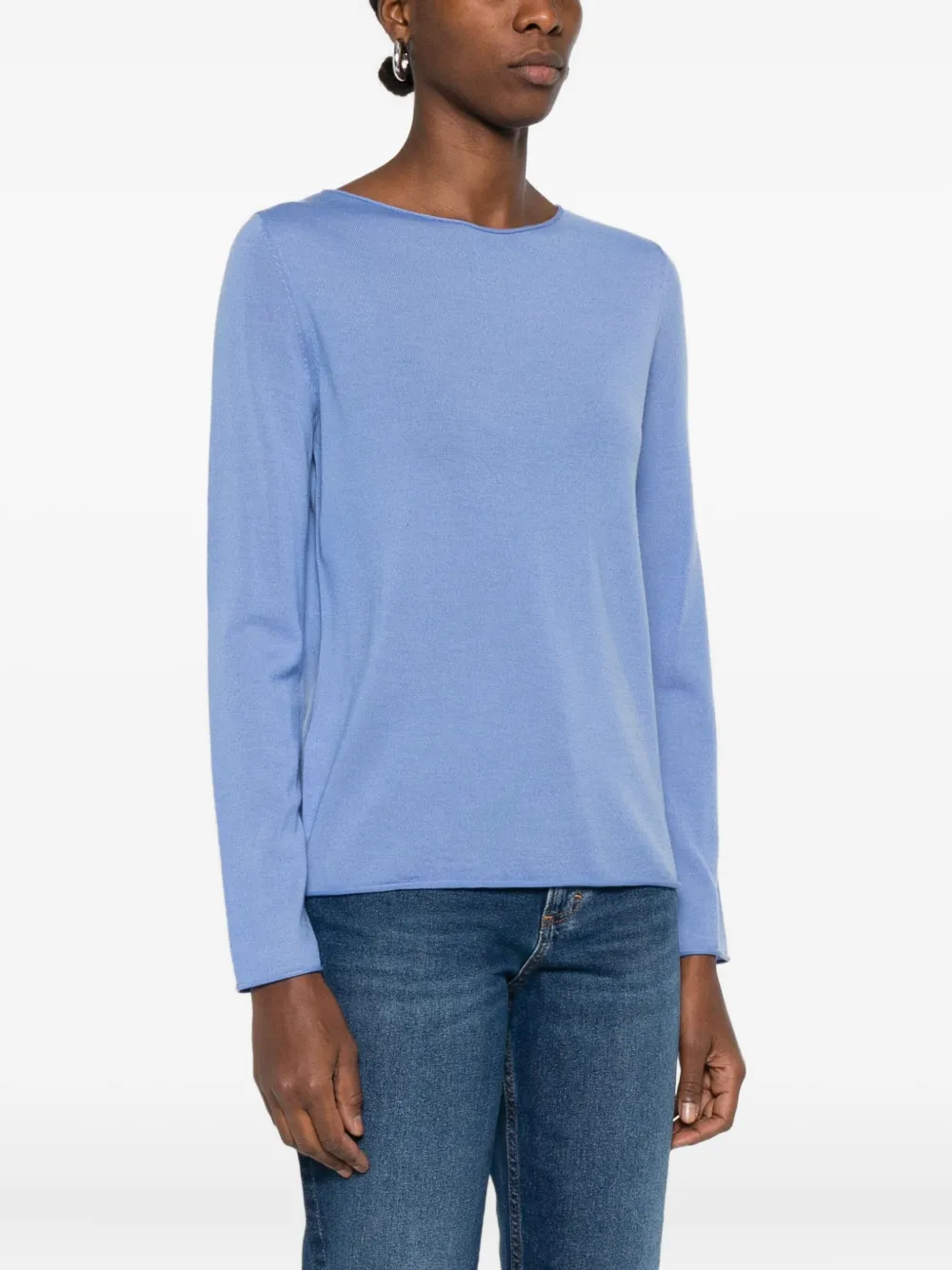 Marc O'Polo Top met lange mouwen Blauw