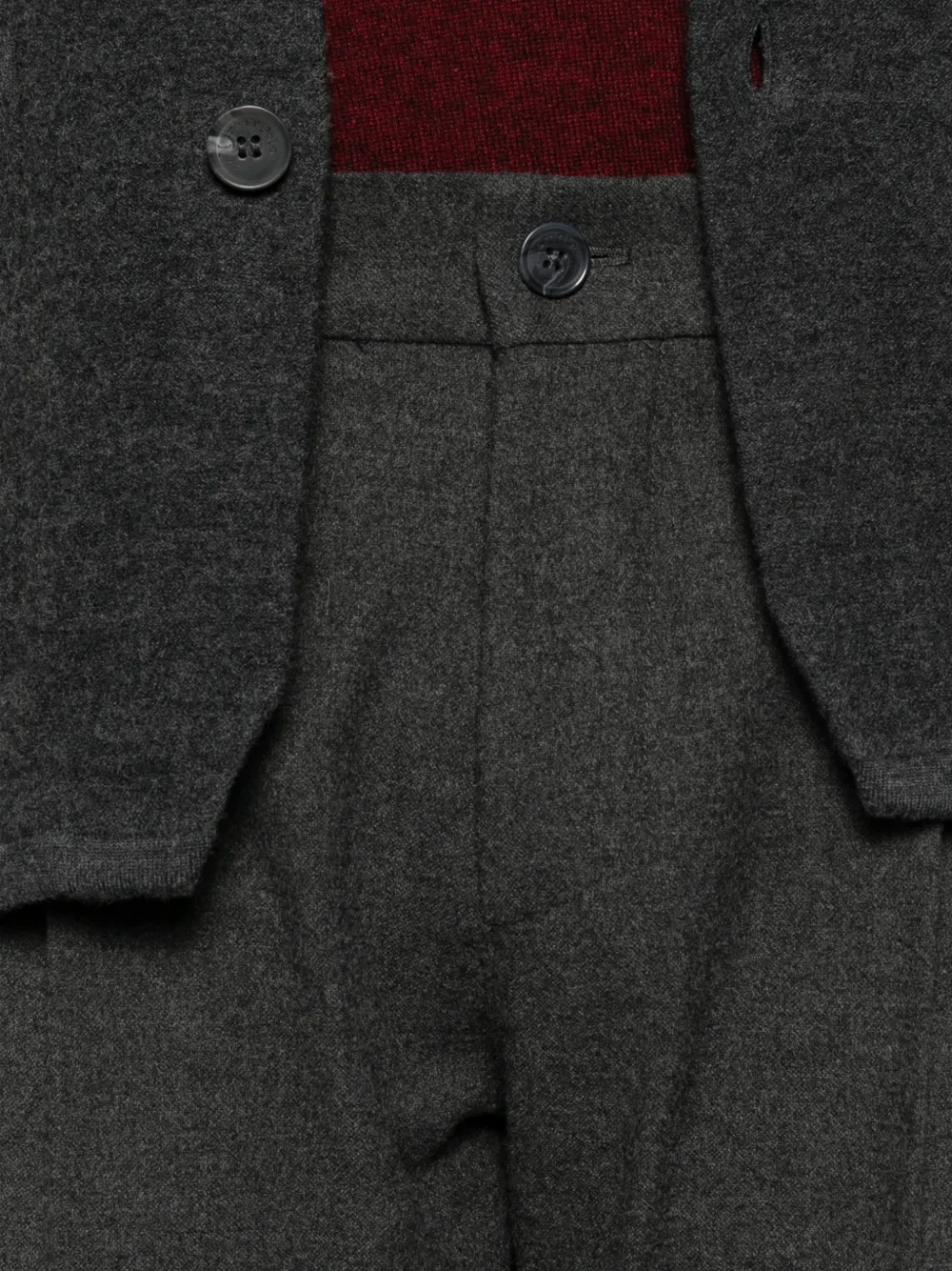 Marc O'Polo Osby geplooide broek Grijs