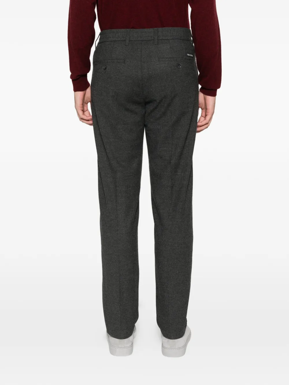 Marc O'Polo Osby geplooide broek Grijs