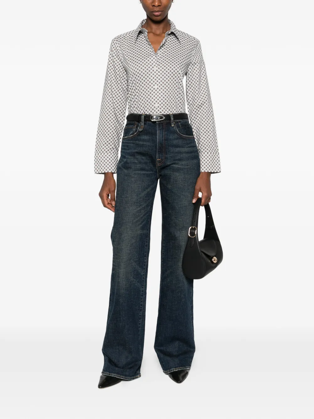 Marc O'Polo patterned shirt - Blauw