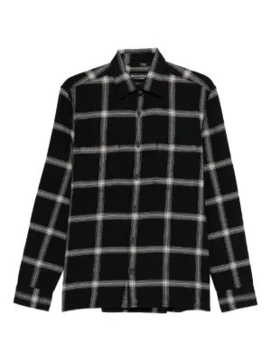 Neighborhood Buffalo Check Shirt | Black | FARFETCH ZA