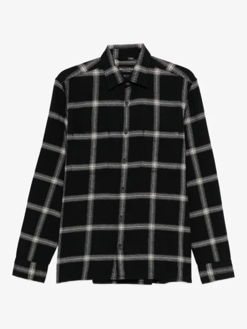 Marc O'Polo checked black shirt