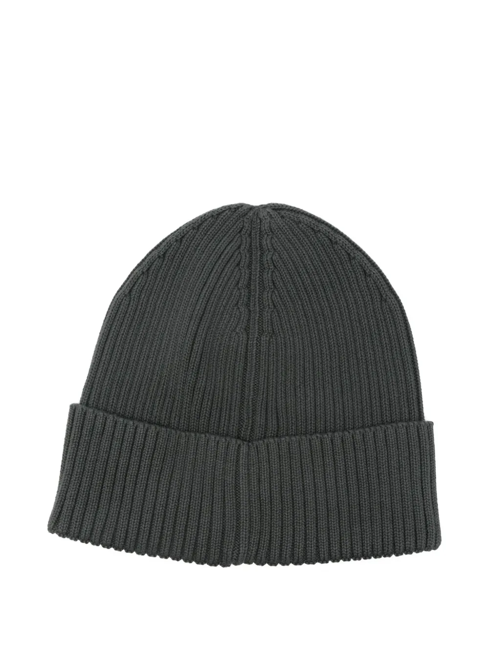 Marc O'Polo ribbed logo cap - Groen