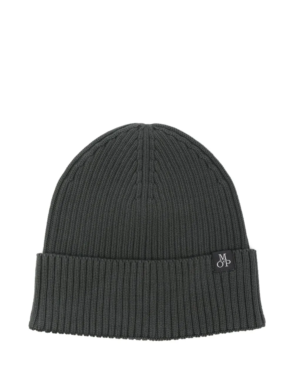 Marc O'Polo ribbed logo cap | Green | Image 1