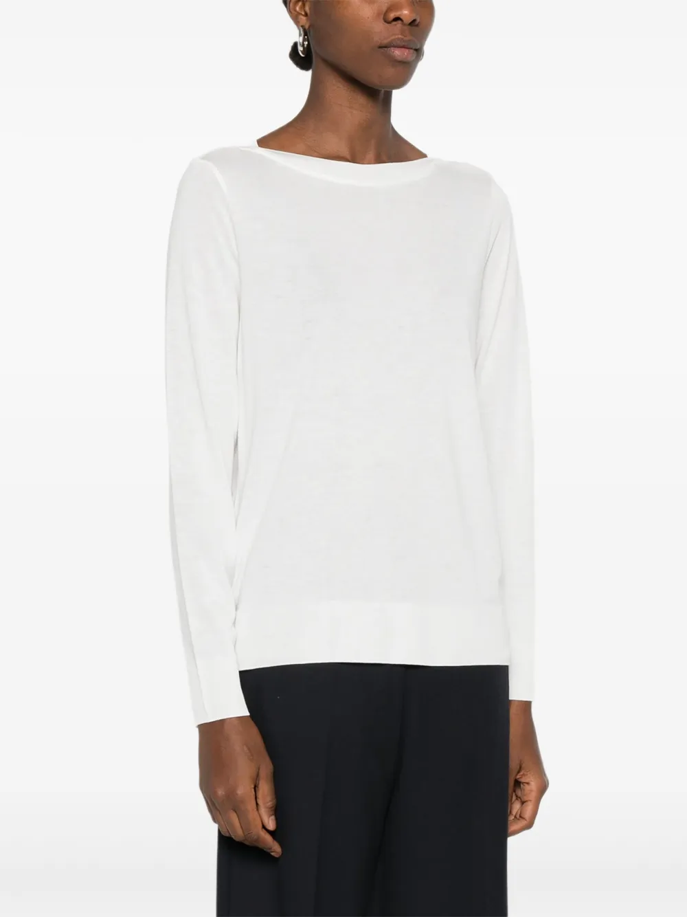 Marc O'Polo Fijngebreide top Wit