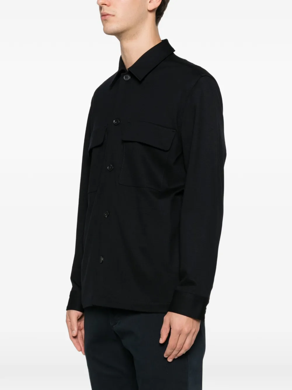  Marc O'polo Buttoned Pocket Overshirt - Blue 