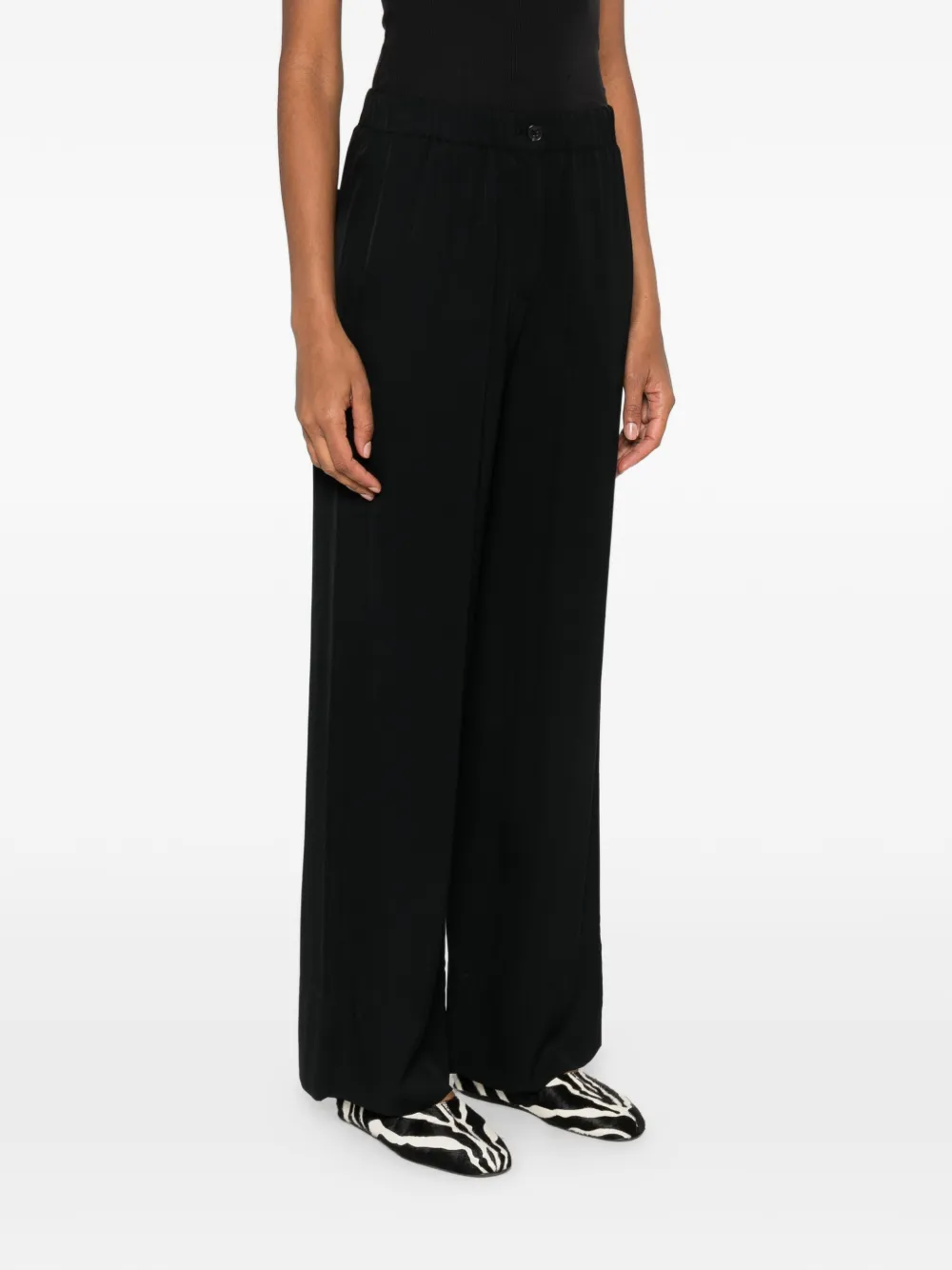 Marc O'Polo Broek met knopen Zwart