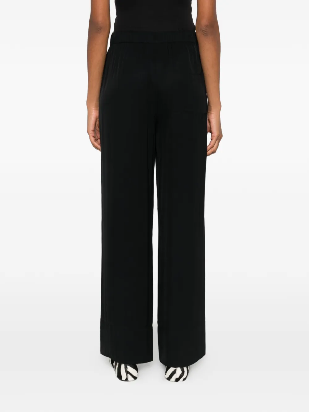 Marc O'Polo Broek met knopen Zwart