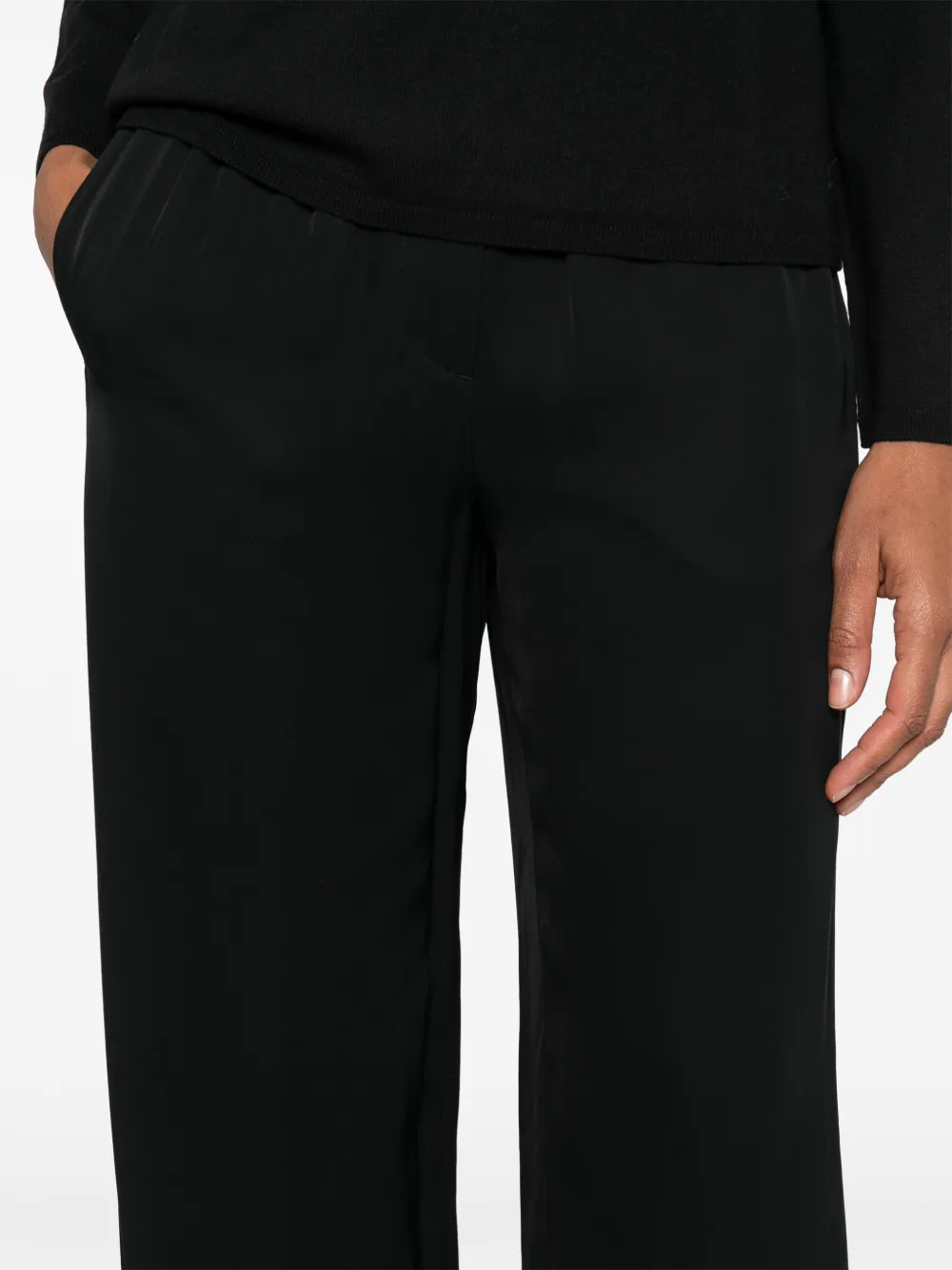 Marc O'Polo Broek met knopen Zwart