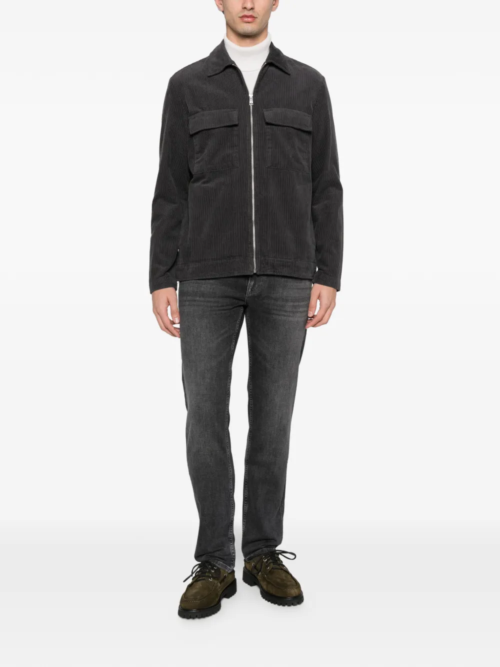 Marc O'Polo pocket zip-up overshirt | Shirt Jackets | Image 2