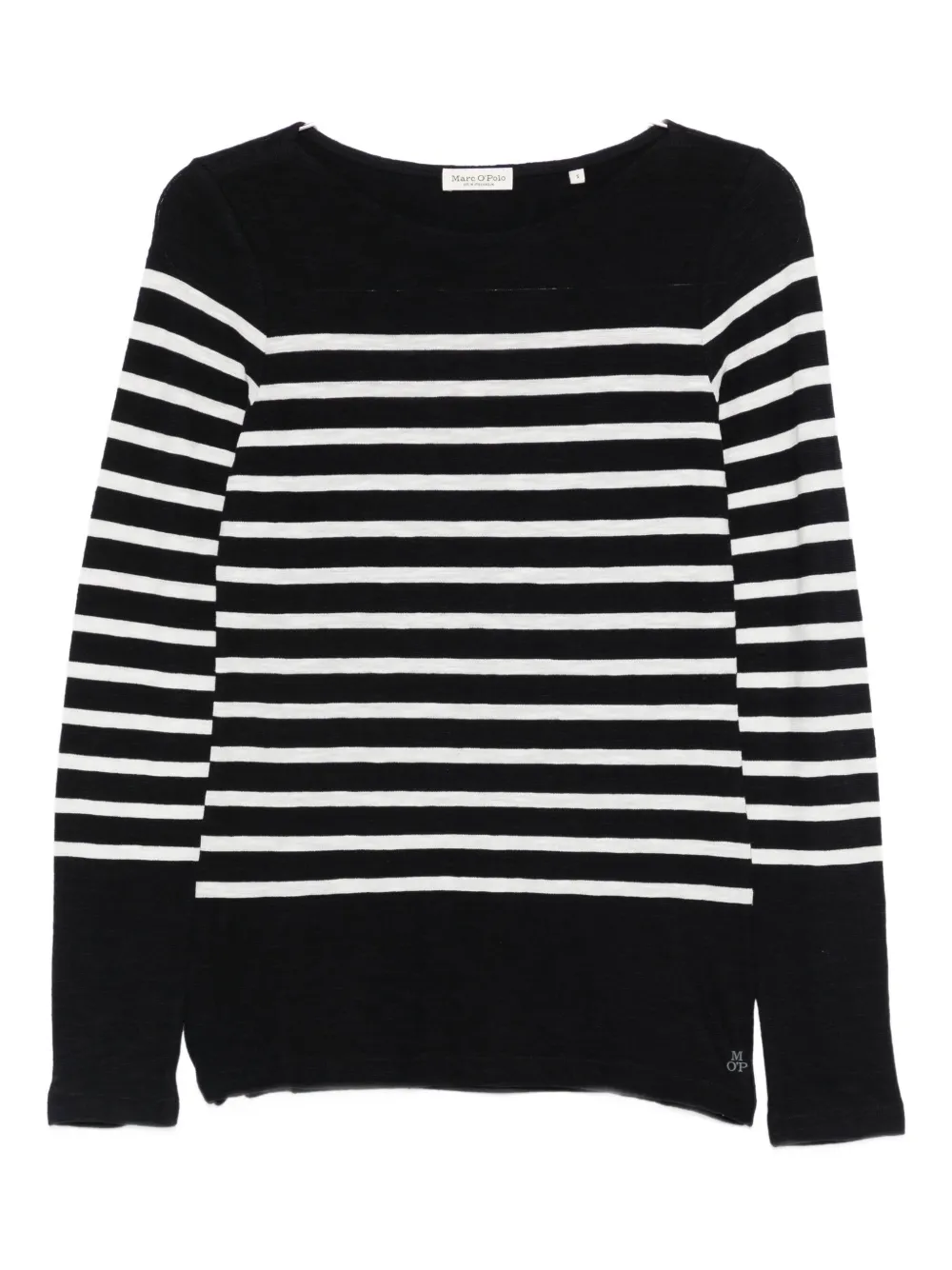 Marc O'polo Striped Long-sleeved Top In Multi