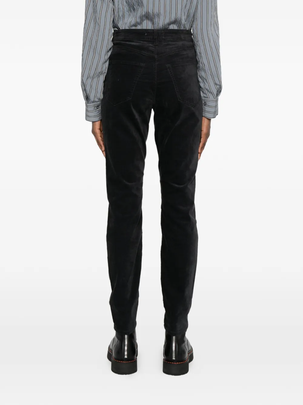 Marc O'Polo Slim-fit broek Zwart