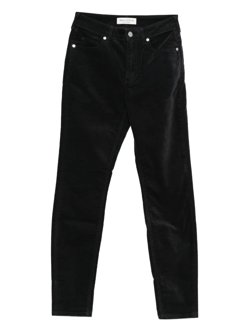 Marc O'Polo slim-leg trousers - Schwarz