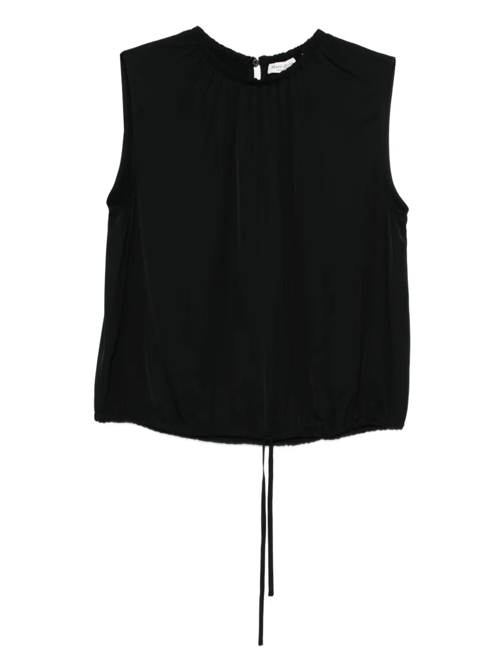 Marc O'Polo top con cordones | negro | Image 1