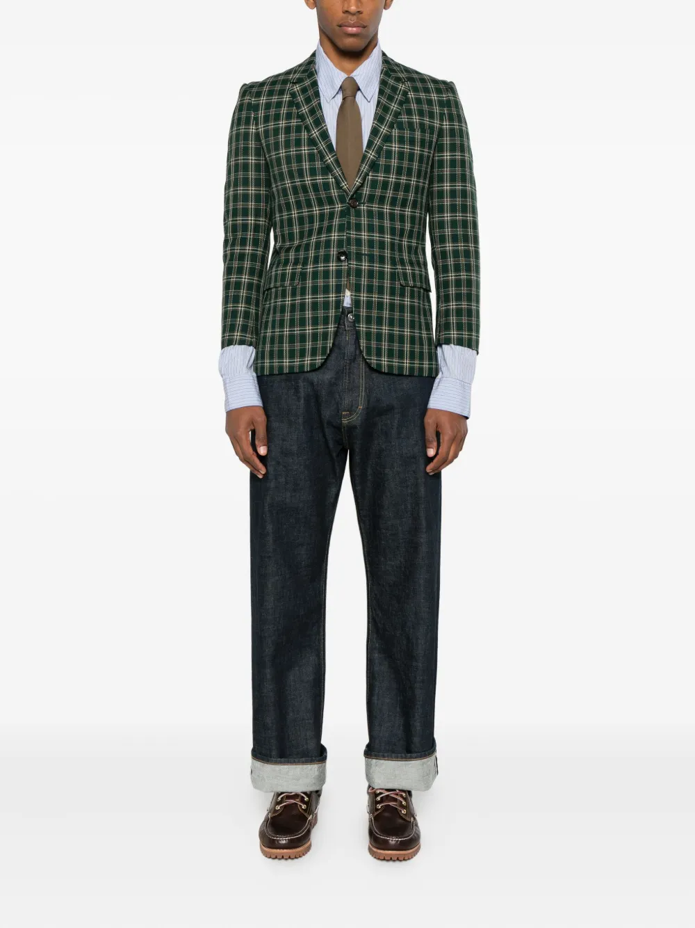 Junya Watanabe MAN chamarra con motivo de cuadros 2004 | Image 2