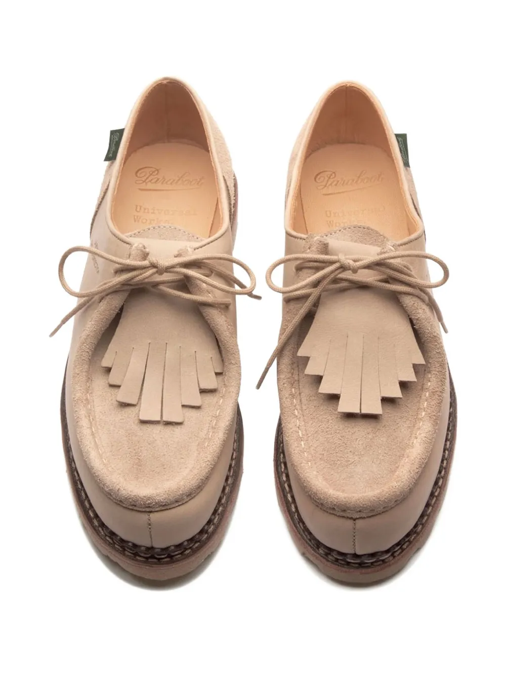 Paraboot x Universal Works Michael derby schoenen Beige