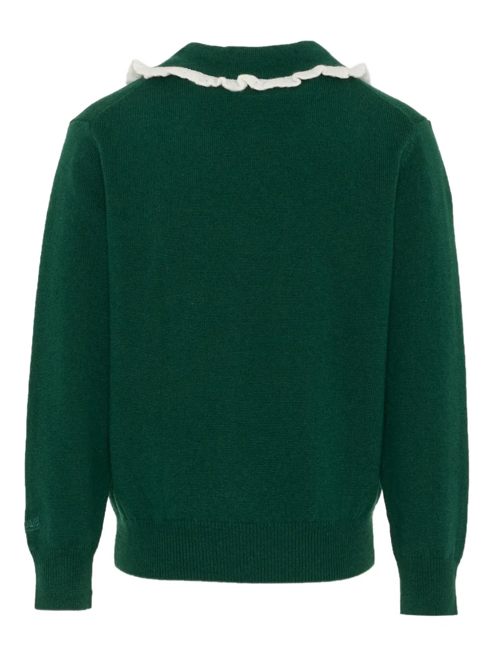 Mc2 Saint Barth X Peanuts Snoopy-patch Sweater In Green