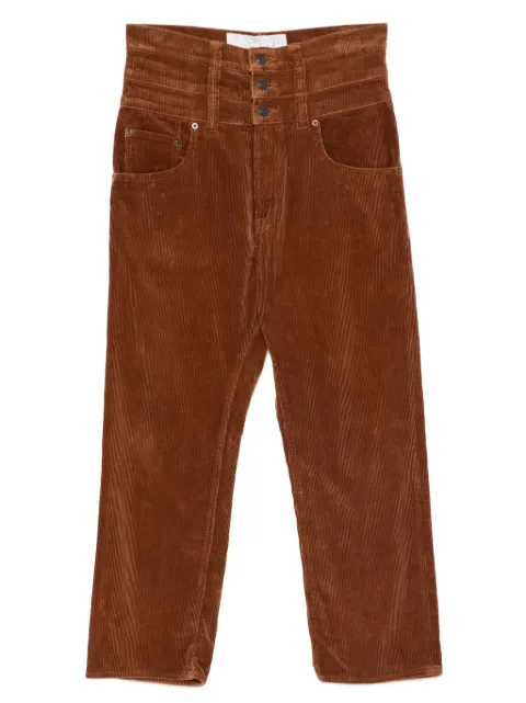 Ganryu Comme Des Garcons 2011 corduroy triple-waist trousers
