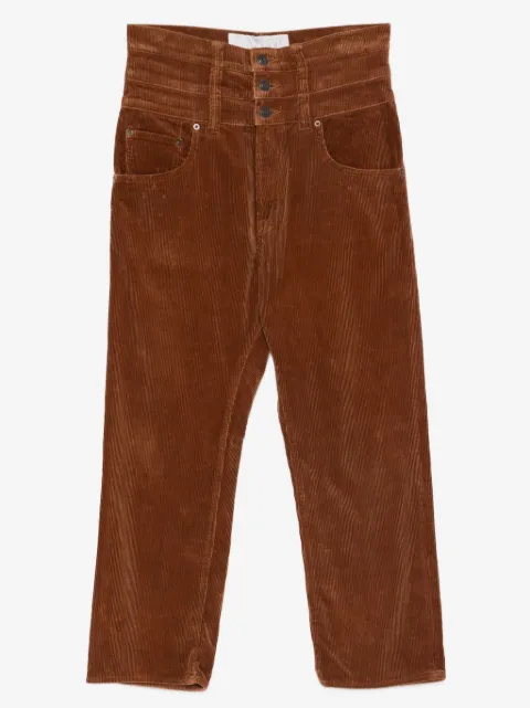 Ganryu Comme Des Garcons 2011 corduroy triple-waist trousers