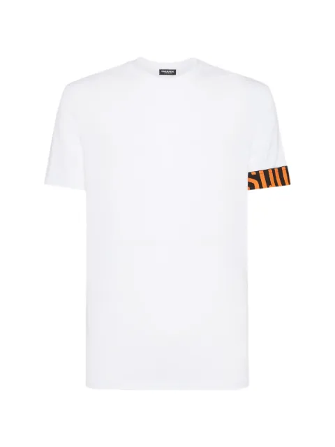 DSQUARED2 striped-sleeve T-shirt