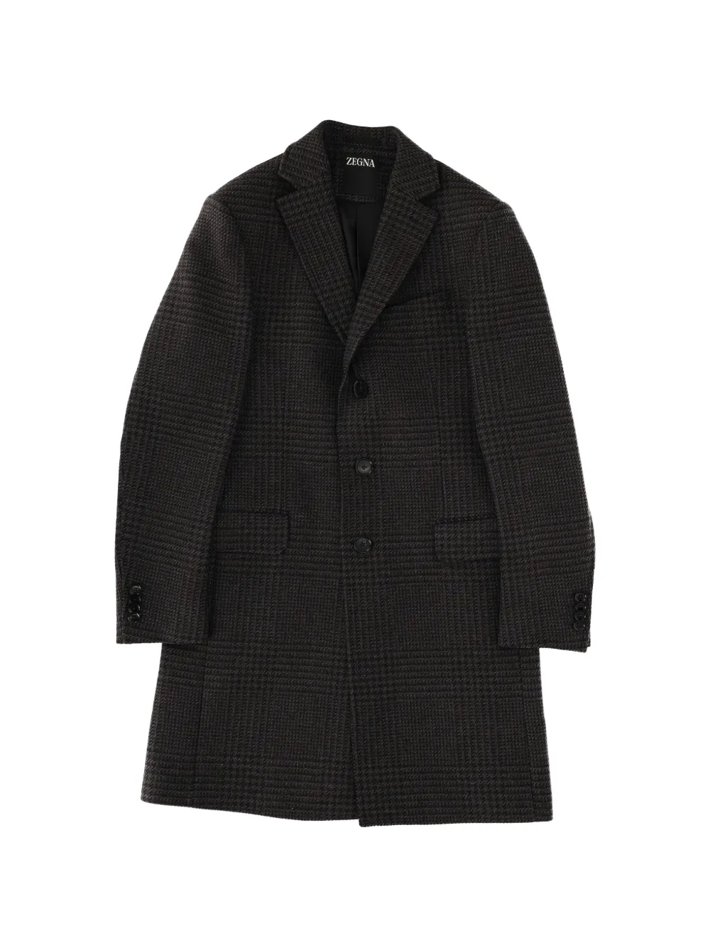 Zegna single-breasted coat - Braun