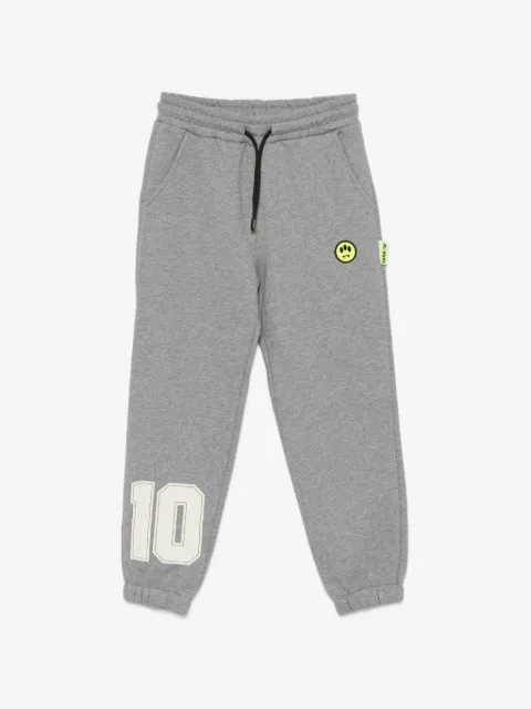 Barrow kids logo-patch track pants