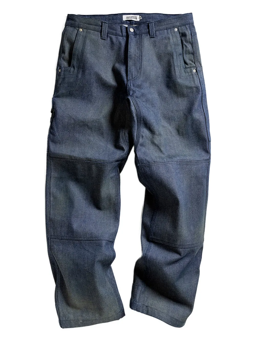 Anti Social Social Club Work Jeans In Blue