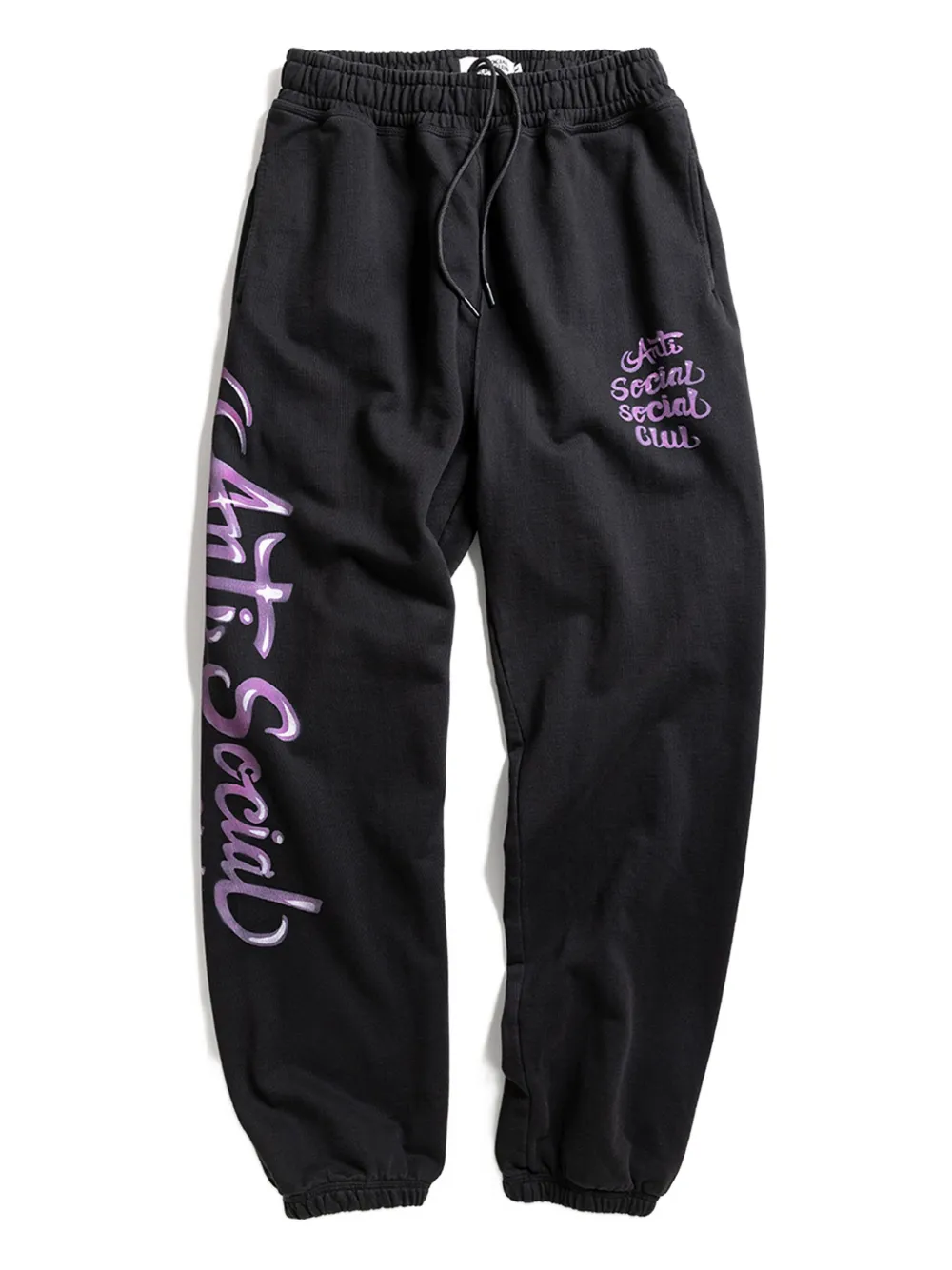 Anti Social Social Club drawstring-waist track pants - Zwart