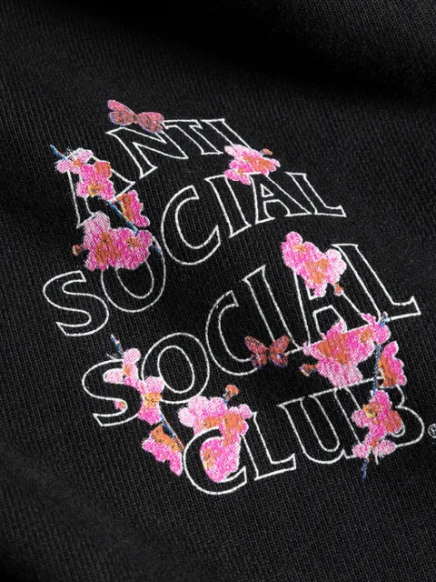 Anti Social Social Club contrast-stitch track pants