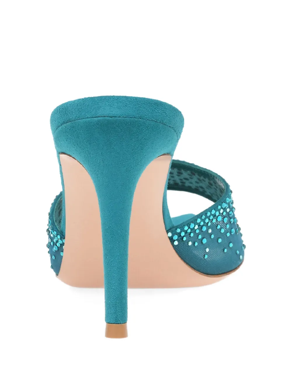 Gianvito Rossi 85 mm Rania verfraaide sandalen met hak Blauw