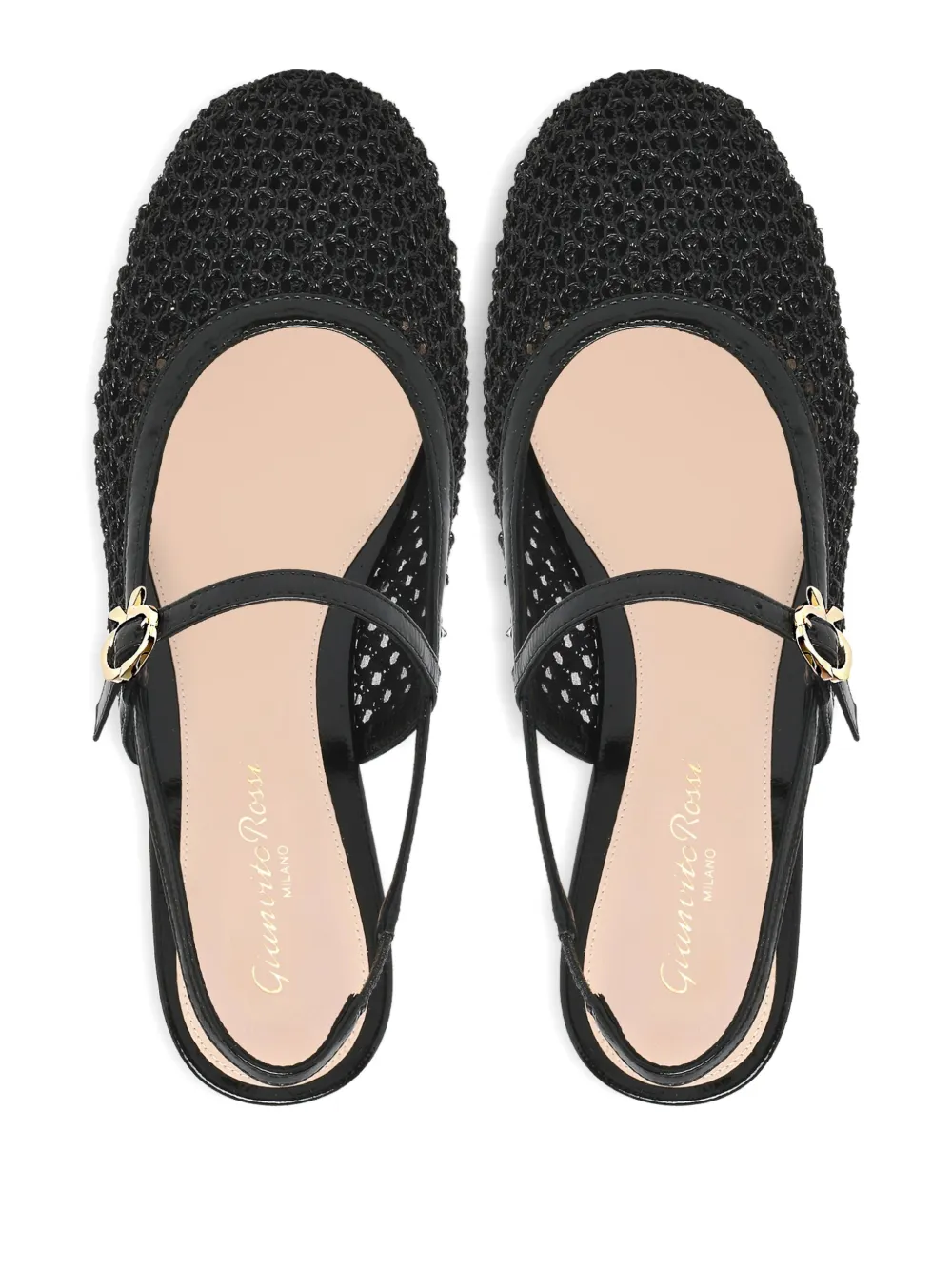 Gianvito Rossi Francoise Buckle-strap Heeled Pumps In Black