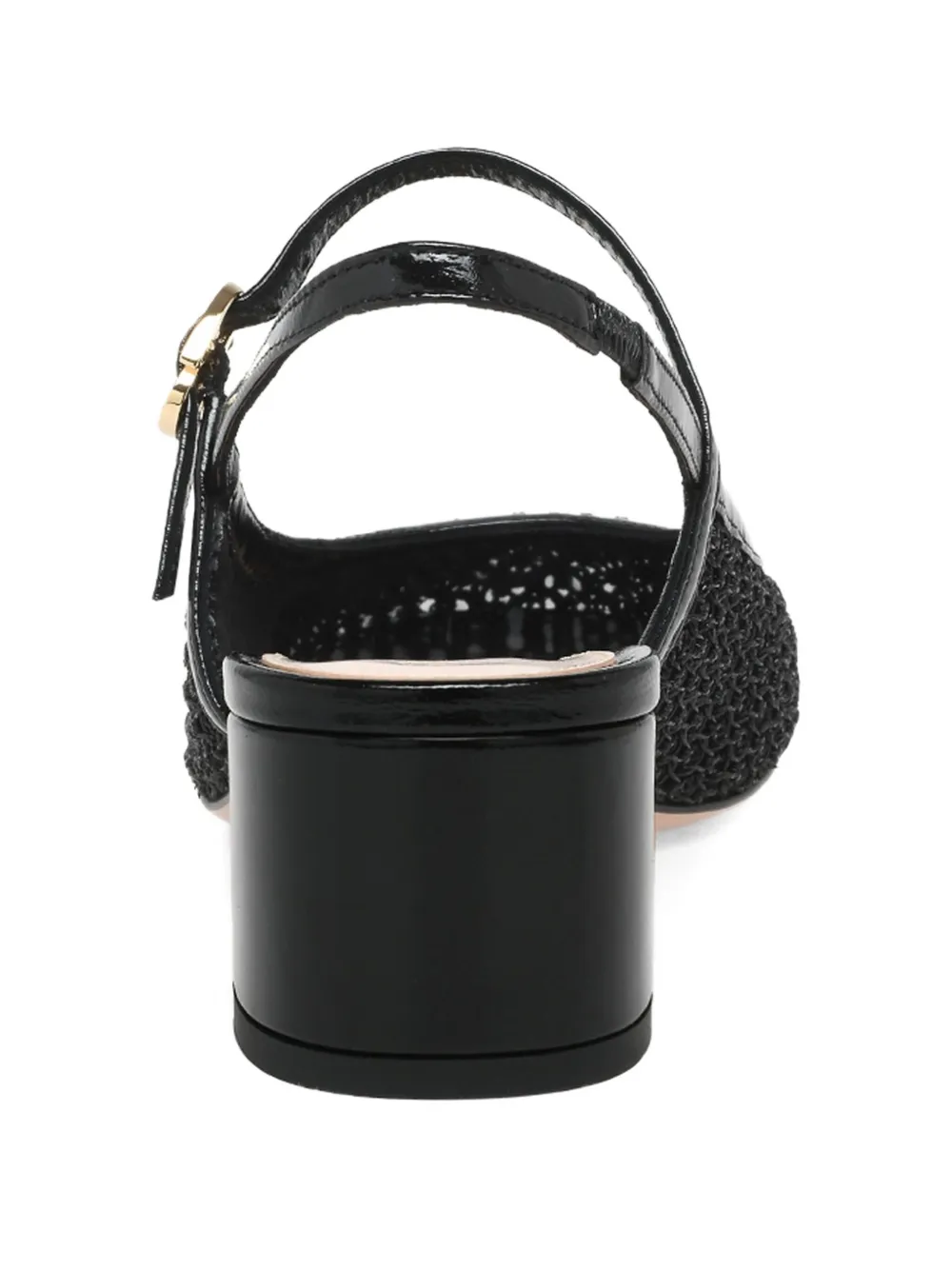 Gianvito Rossi Francoise Buckle-strap Heeled Pumps In Black