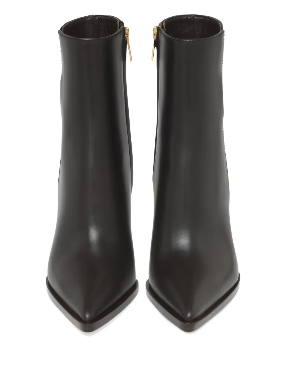 Gianvito Rossi Granada Side-detail Ankle Boots In Brown