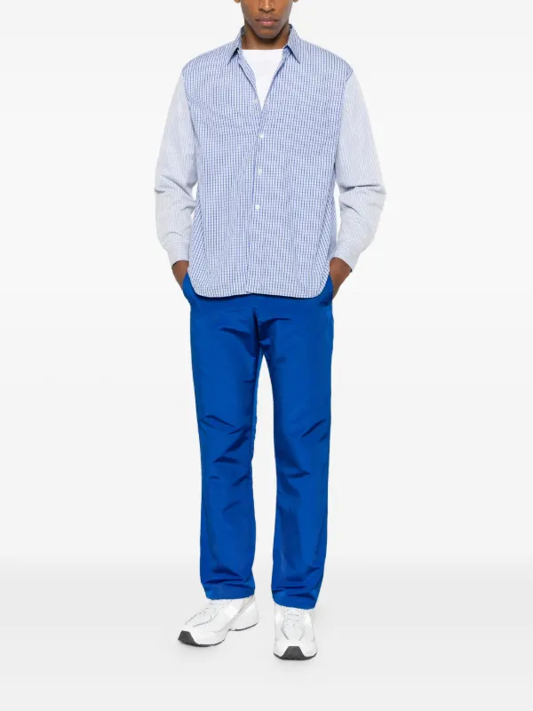 COMME des GARCONS SHIRT ダブルスリーブシャツ ギャルソン Comme Des Garçons Shirt ダブルスリーブ チェック シャツ | ブルー