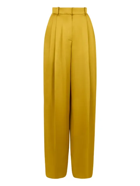 Nina Ricci атласные брюки прямого кроя