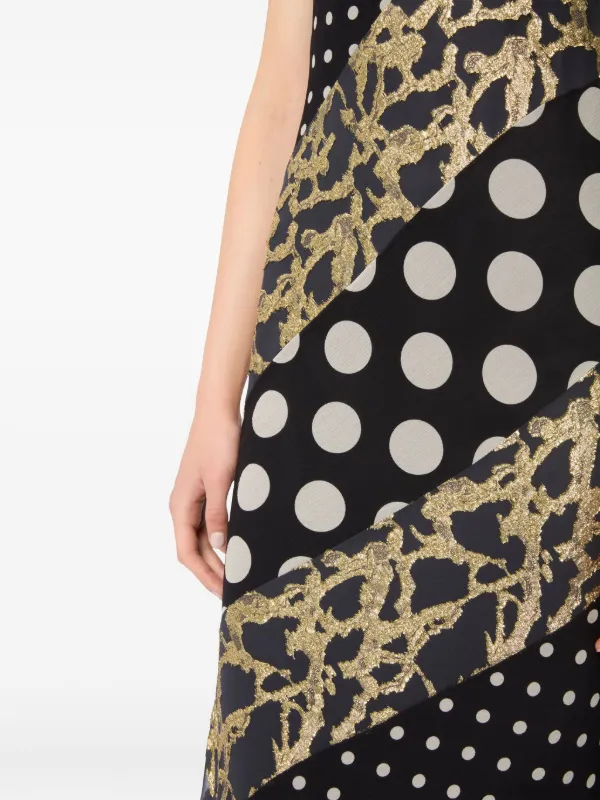 nina ricci polka dot maxi dress Nina Ricci Polka Dot silk midi Dress 38